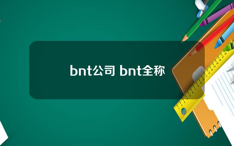 bnt公司 bnt全称